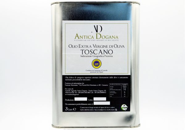 Olio Extravergine di Oliva Toscano lattina da 3 litri